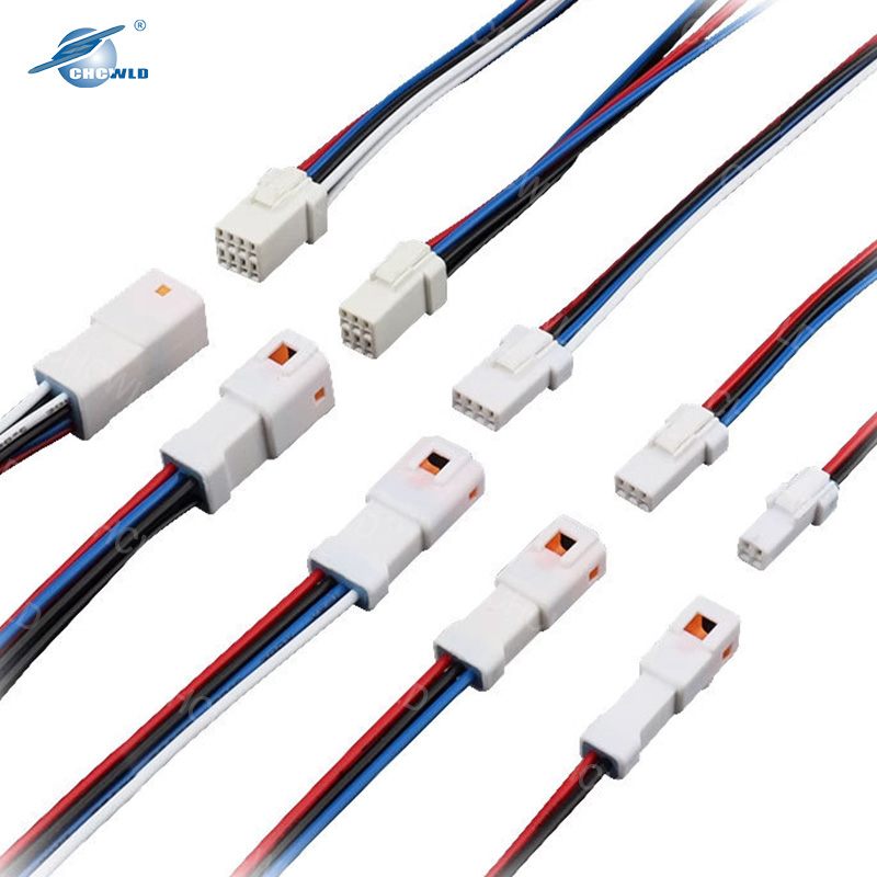 Custom 2 3 4 6 8 Pin Waterproof Jst Connector Cable Jwpf Cable Assembly Wire Harness