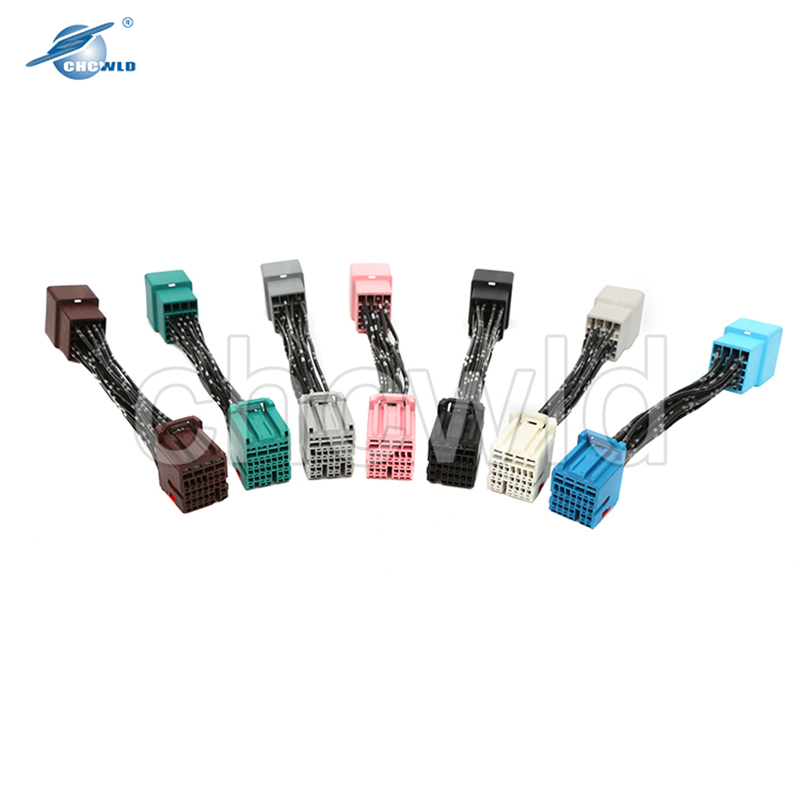 Custom 25 26 27 Pin 2098067 Series Car Bcm Male to Female Electric Cable Assembly Wire Harness