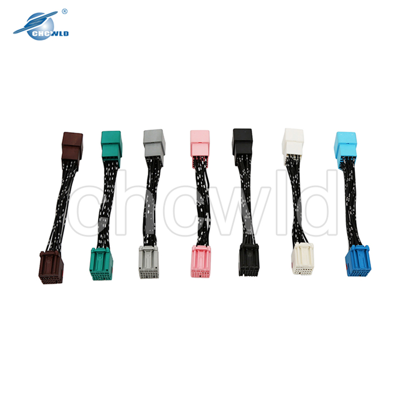 Custom 25 26 27 Pin 2098067 Series Car Bcm Male to Female Electric Cable Assembly Wire Harness