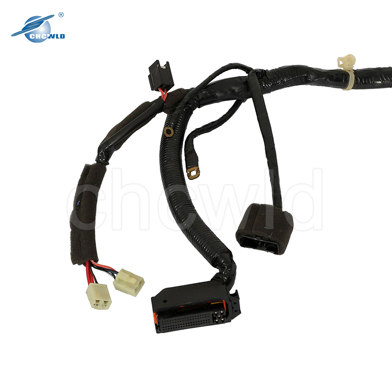 Customize 76 Pin Female Connector Automotive Engine Ecm Wire Harness