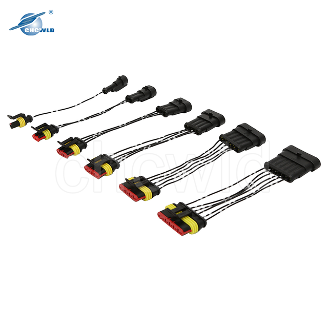 1p/2p/3p/4p/5p/6p Waterproof 1.5 Series Waterproof Automotive Wiring Harness