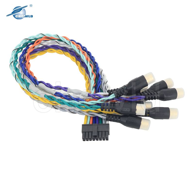 Manufacturer 16 Pin Marine Speaker Power System Wiring Harness