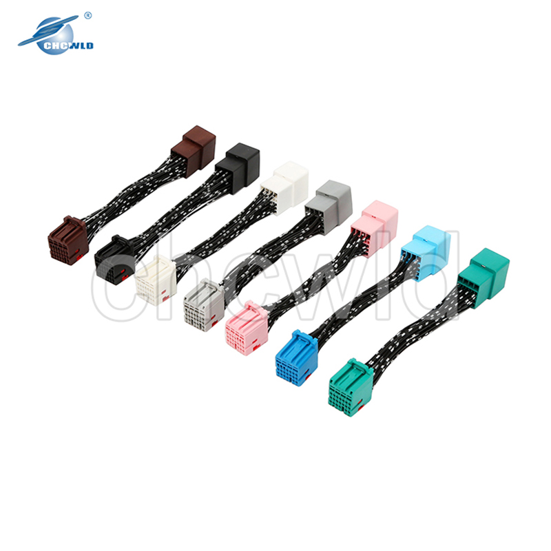 Custom 25 26 27 Pin 2098067 Series Car Bcm Male to Female Electric Cable Assembly Wire Harness