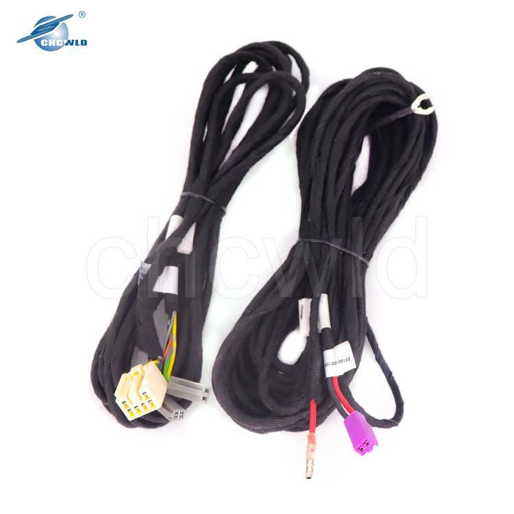 Customized 2 Pin Electric Tailgate Automobile Wire Harness