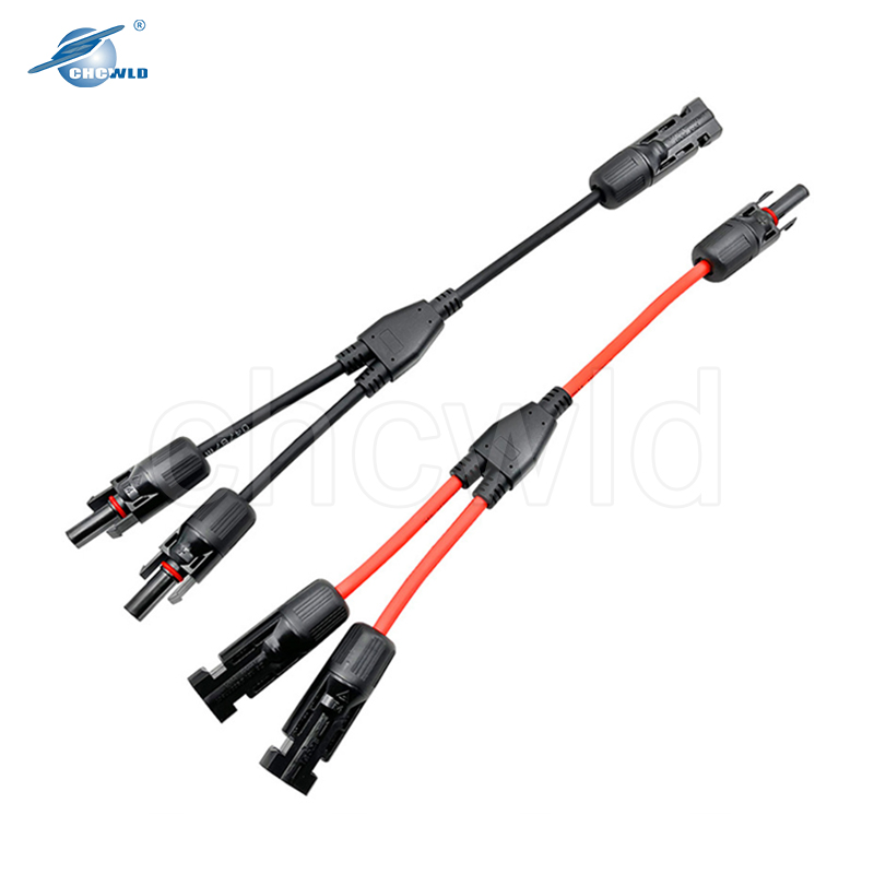 Y type Solar Panel Battery Energy Storage Extension Cable Wire Harness