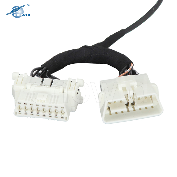 Customized OBD Connector Automotive Electrical Cable Assembly