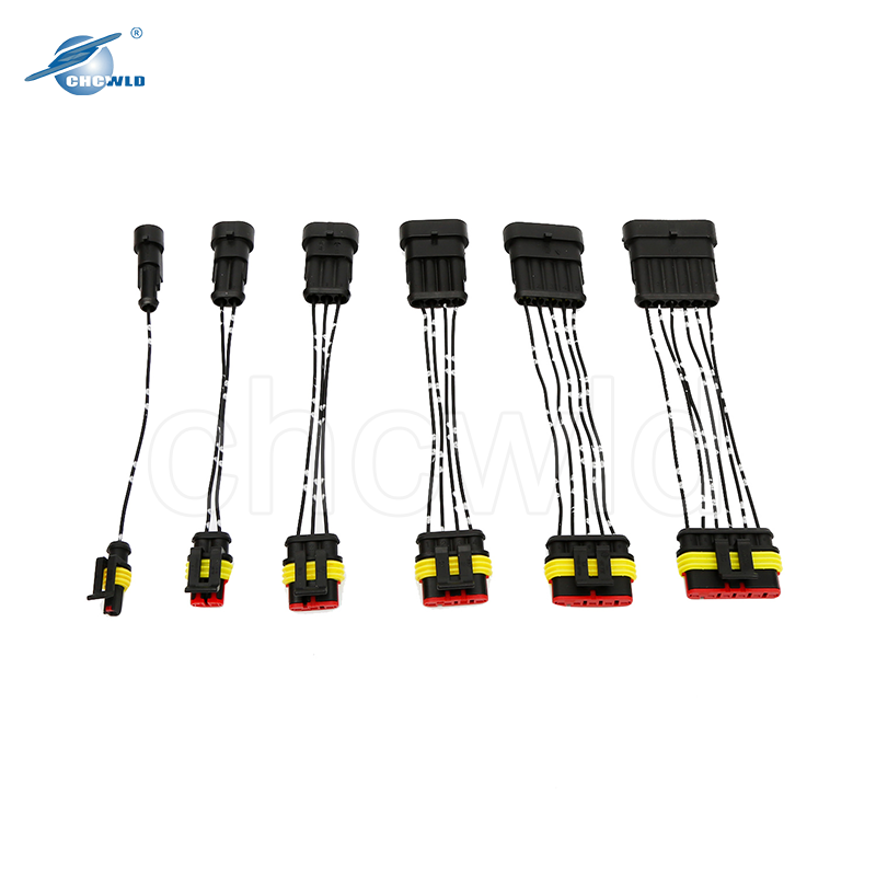 1p/2p/3p/4p/5p/6p Waterproof 1.5 Series Waterproof Automotive Wiring Harness