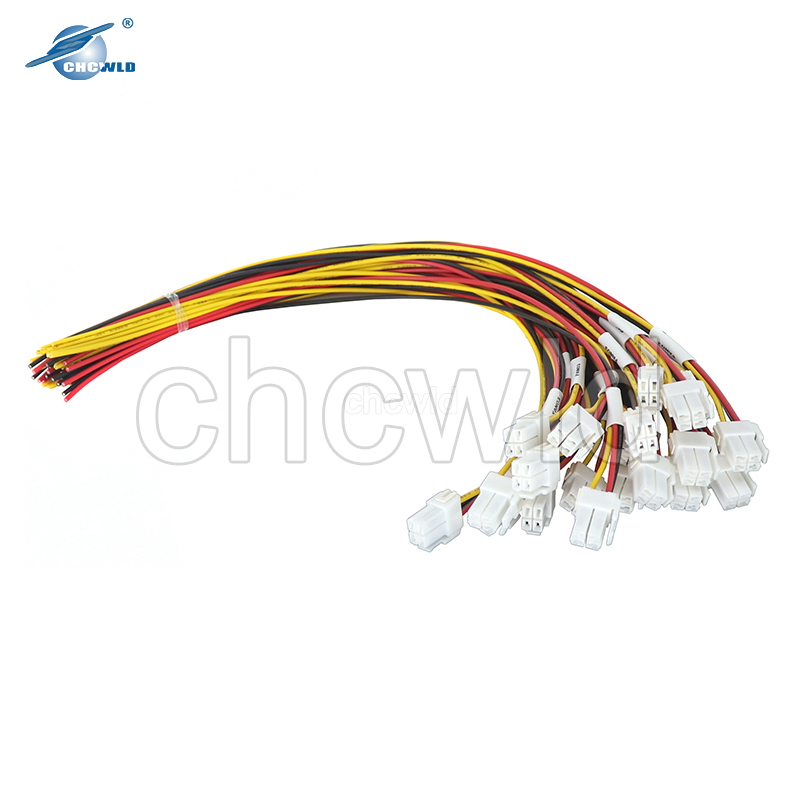 4 Pin HLP-04V Connector Smart Commercial Dishwasher Machine Wire Harness