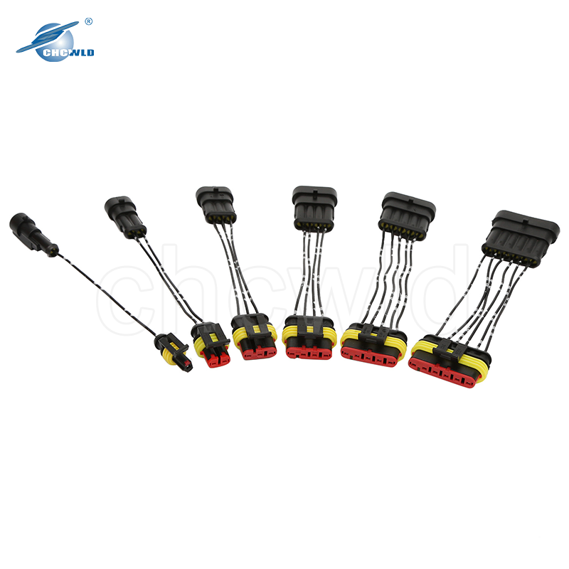 1p/2p/3p/4p/5p/6p Waterproof 1.5 Series Waterproof Automotive Wiring Harness