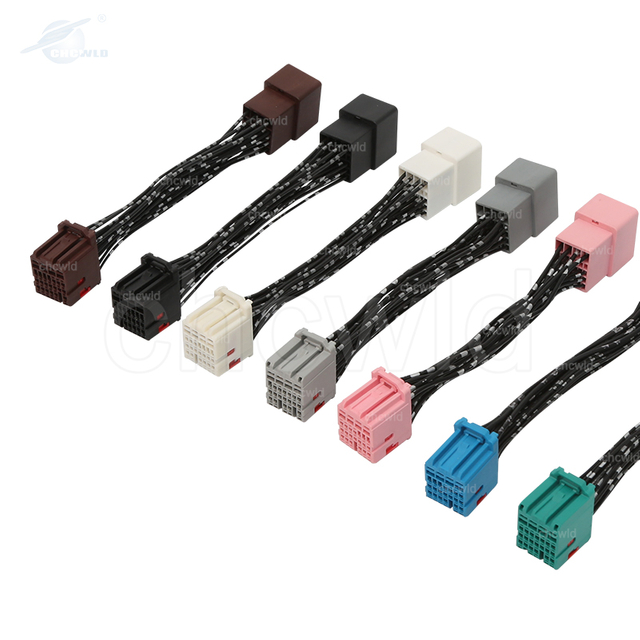 Custom 25 26 27 Pin 2098067 Series Car Bcm Male to Female Electric Cable Assembly Wire Harness
