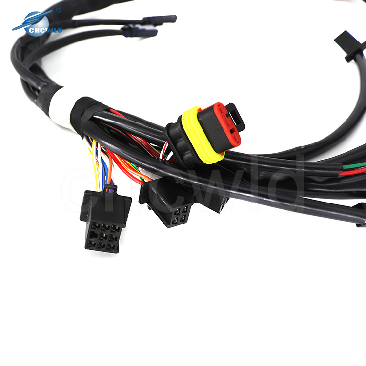 16 pin Electric Motorcycle Wiring Harness Loom from China manufacturer
