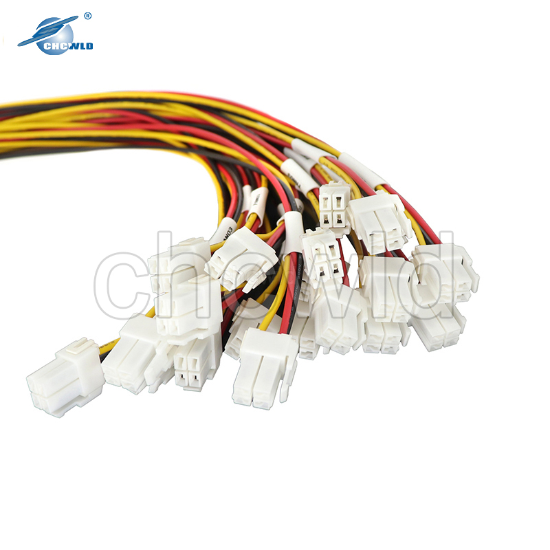 4 Pin HLP-04V Connector Smart Commercial Dishwasher Machine Wire Harness