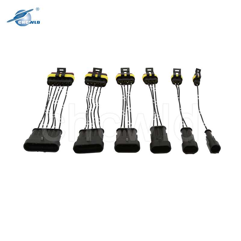 1p/2p/3p/4p/5p/6p Waterproof 1.5 Series Waterproof Automotive Wiring Harness