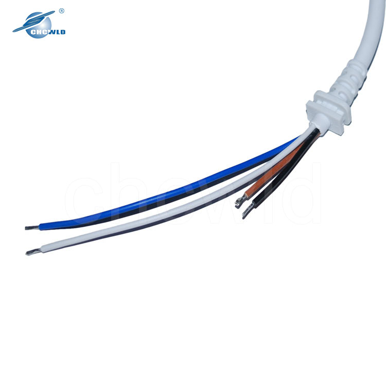 4 Pin White Medical Equipment Wire Harness